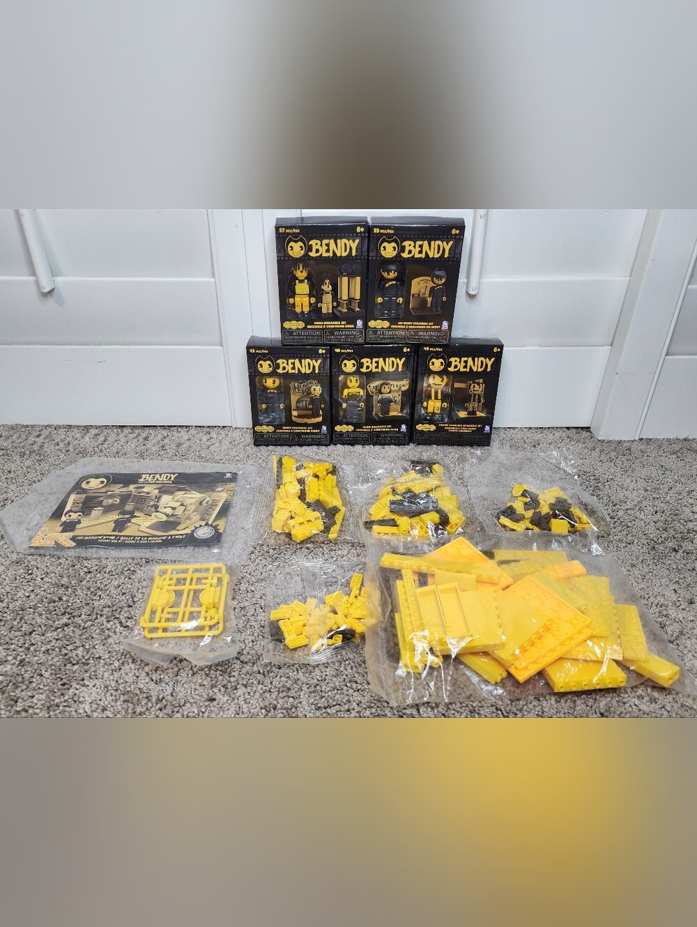 New Bendy And The Ink Machine Room Buildable Scene (Read!) & 5 Buildable Sets